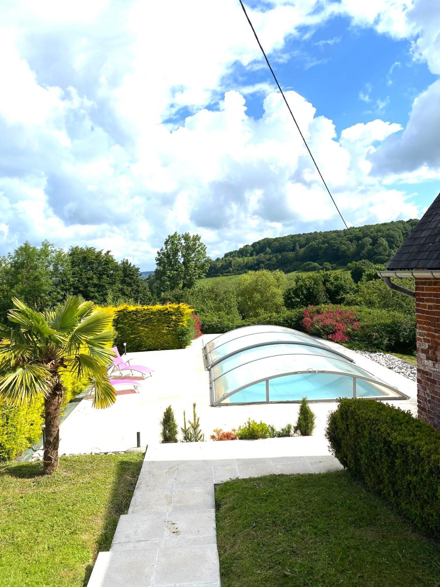 La Villa Bucaille A Camembert Avec Sa Vue Panoramique-10P Buitenkant foto